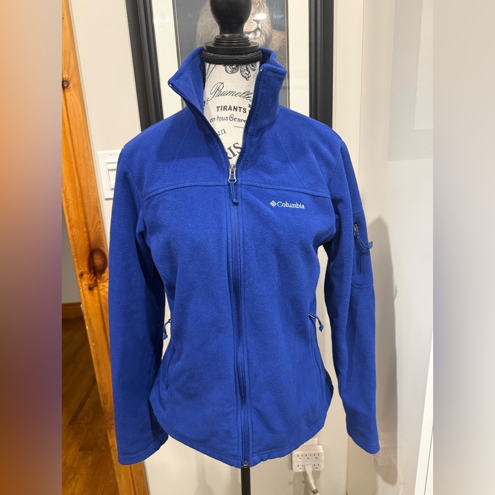 Columbia Women's Blue Fleece Jacket Medium